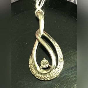 925 Sterling Silver Diamond Pendant